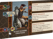 A Song of Ice & Fire: Tabletop Miniatures Game – Bloody Mummer Zorse Riders cards