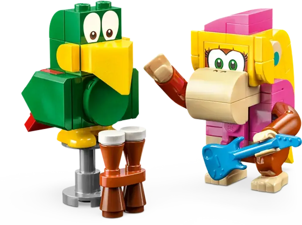 LEGO® Super Mario™ Dixie Kong's Jungle Jam Expansion Set characters