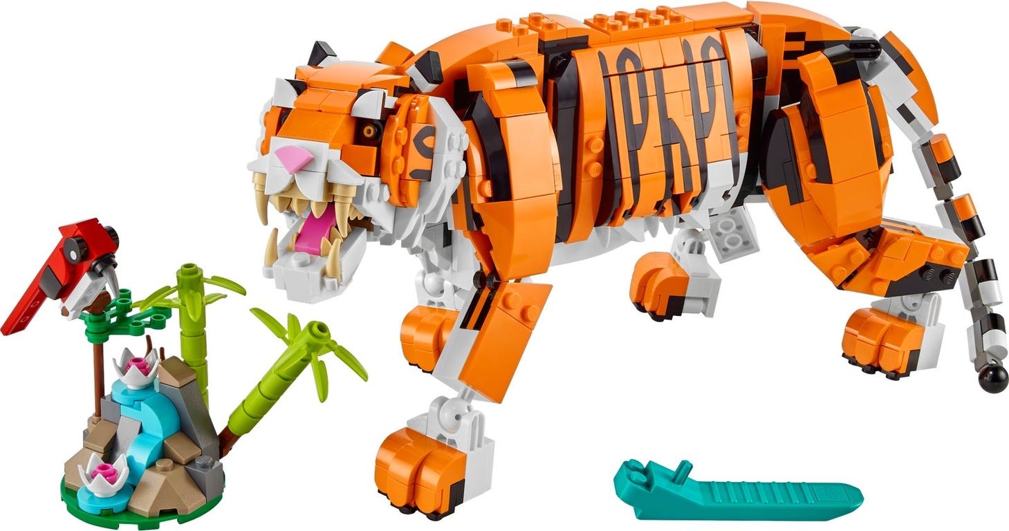 LEGO® Creator Sa Majesté le Tigre composants