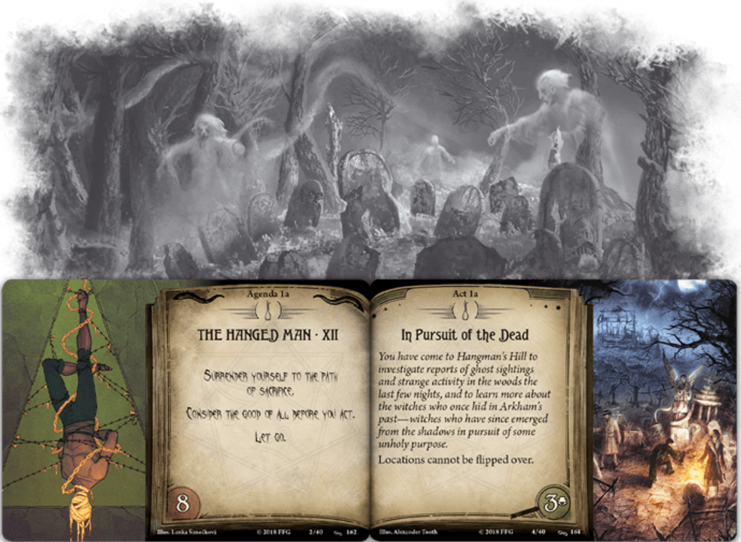 Arkham Horror: The Card Game – The Wages of Sin: Mythos Pack kaarten