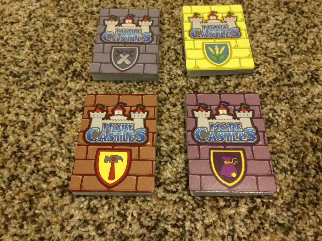 Castle Dice: More Castles! components