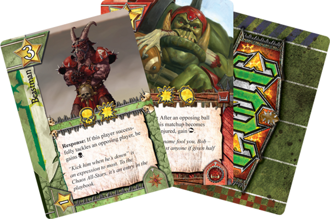 Blood Bowl: Team Manager - The Card Game kaarten