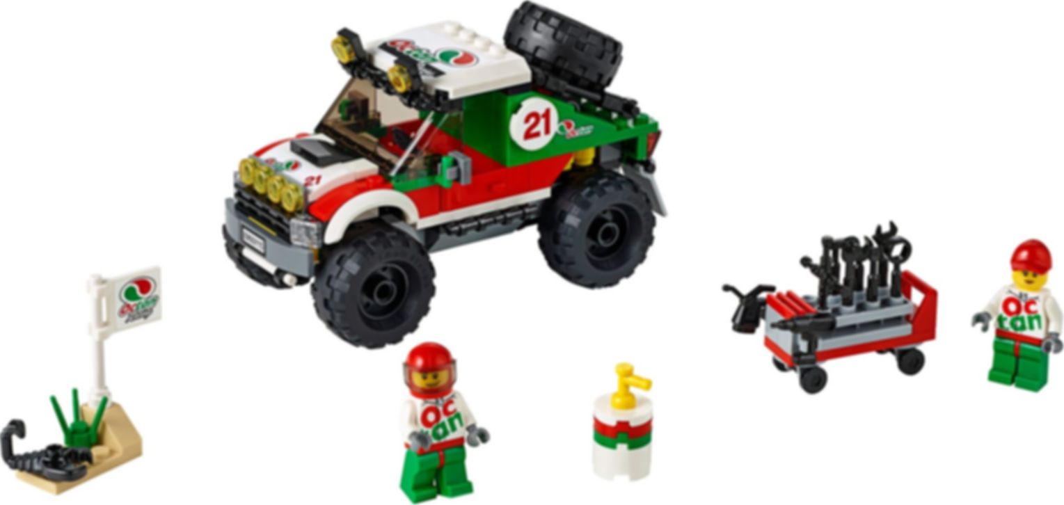 LEGO® City 4 x 4 Off Roader componenti