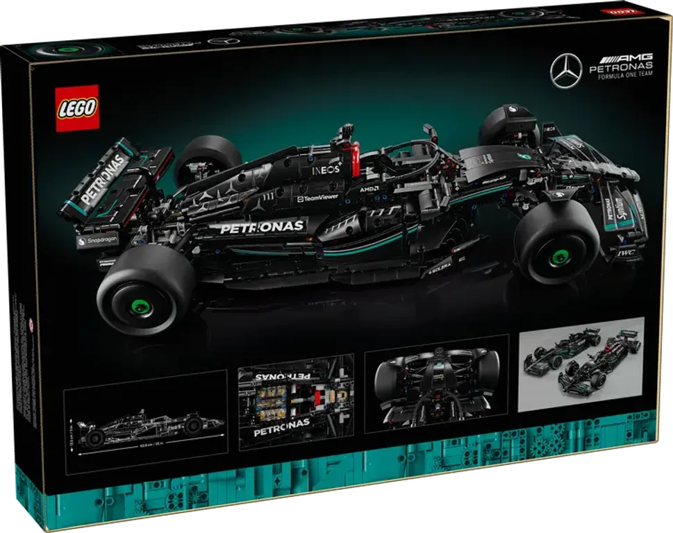 LEGO® Technic Mercedes-AMG F1 W14 E Performance achterkant van de doos