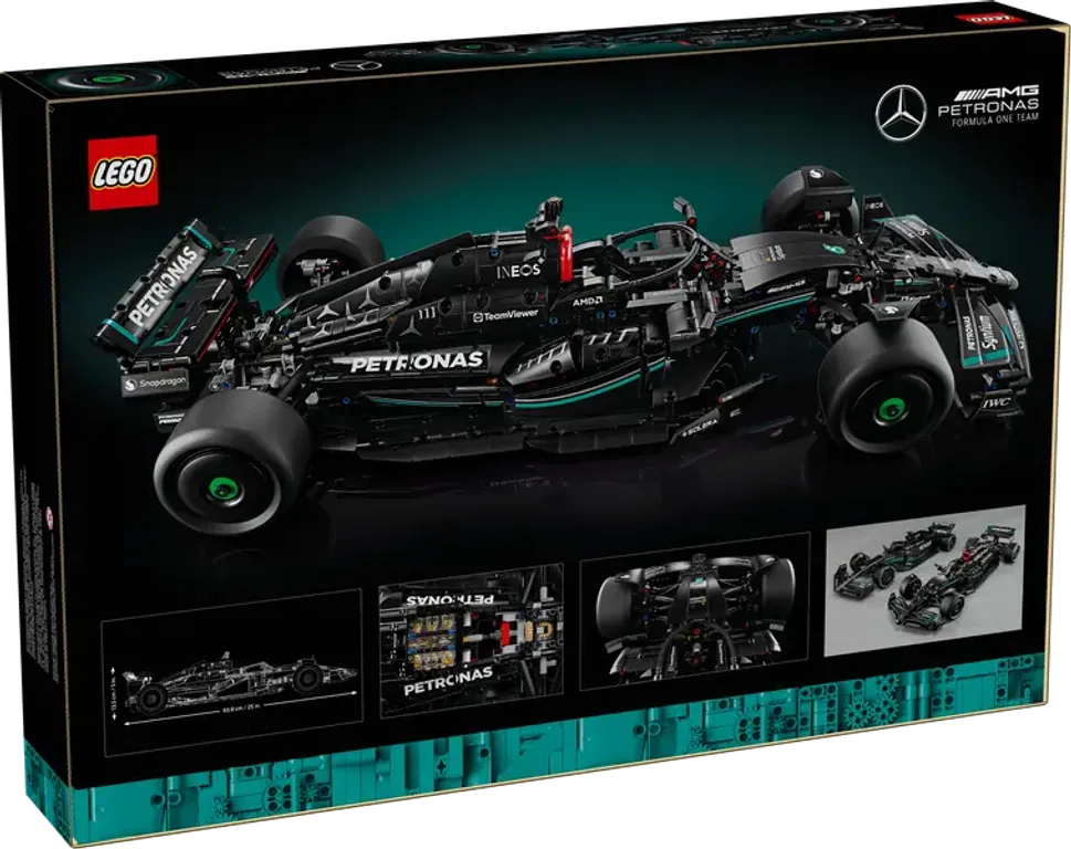 LEGO® Technic Mercedes-AMG F1 W14 E Performance parte posterior de la caja