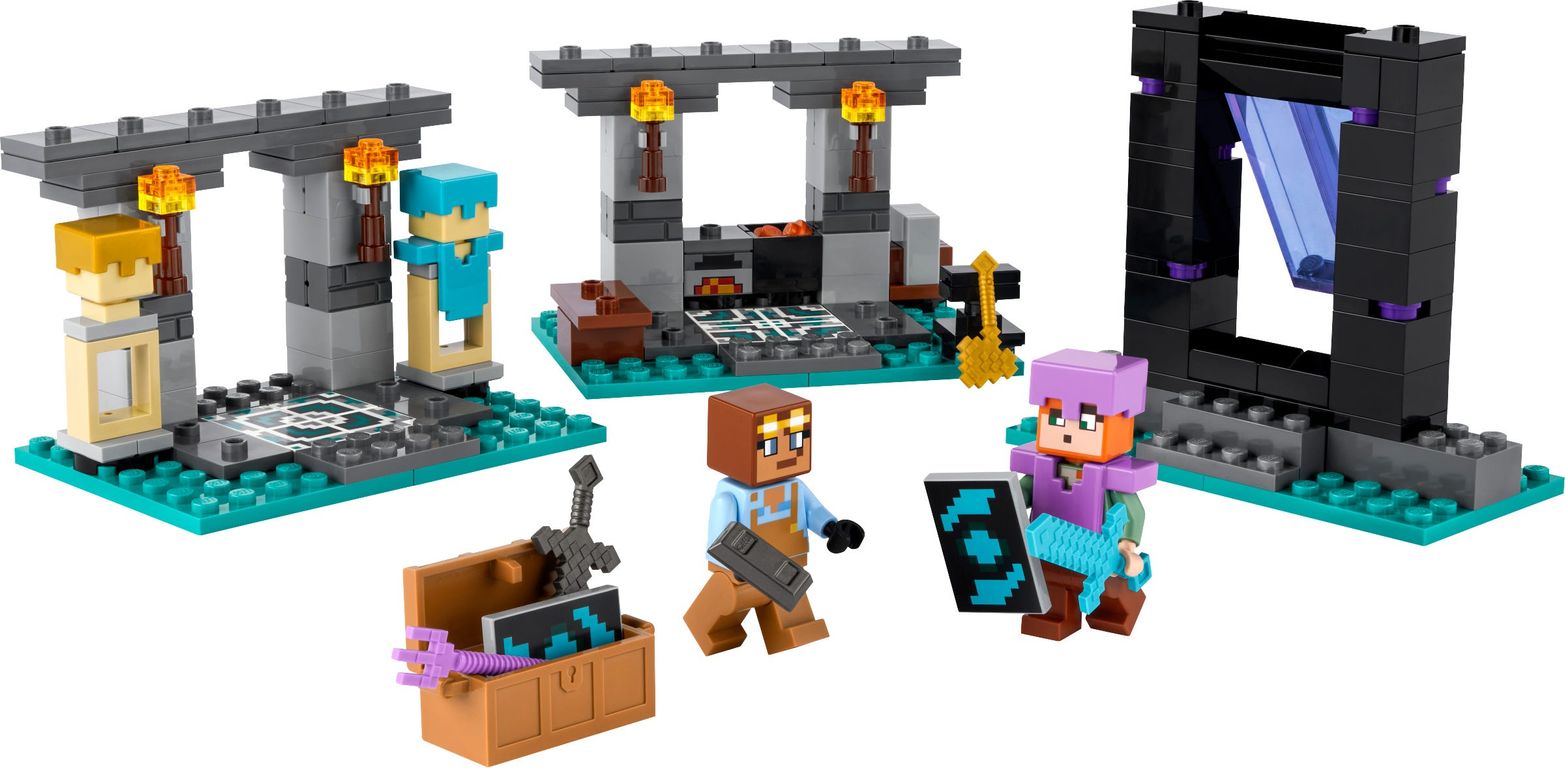 LEGO® Minecraft De wapensmederij componenten