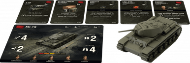 World of Tanks Miniatures Game: Soviet – KV-1S komponenten