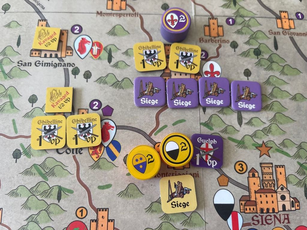 Inferno: Guelphs and Ghibellines Vie for Tuscany, 1259-1261 components