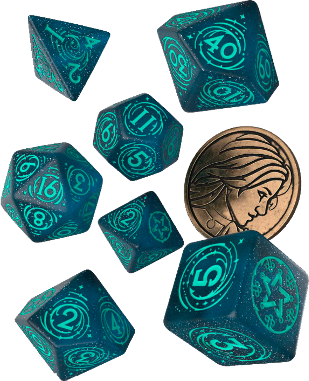 The Witcher Dice Set: Yennefer - Sorceress Supreme partes