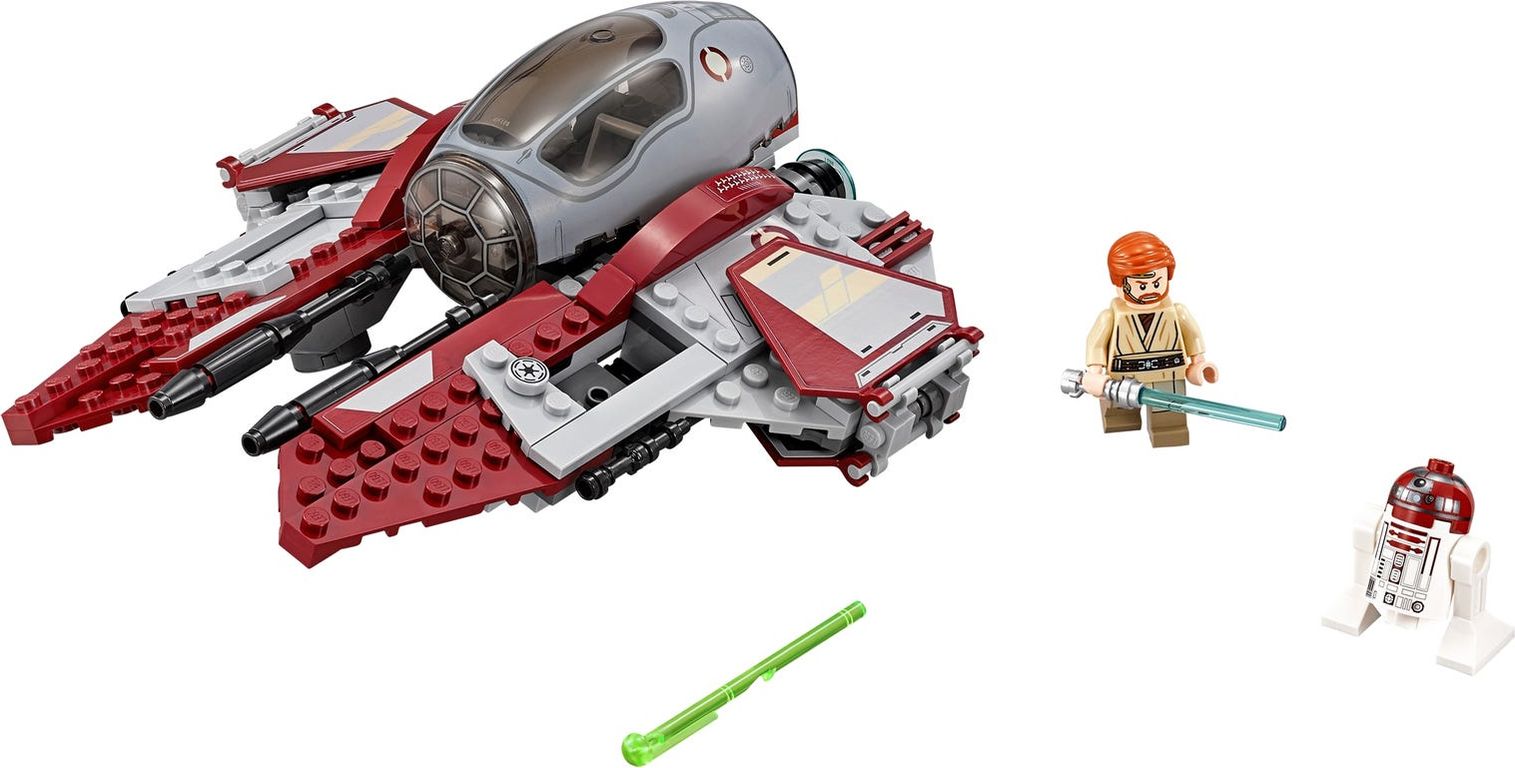 LEGO® Star Wars Obi-Wan’s Jedi Interceptor™ partes