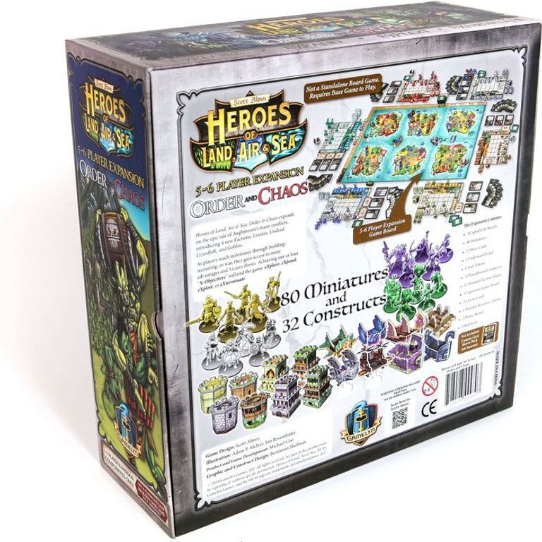 Heroes of Land, Air & Sea: Order and Chaos rückseite der box