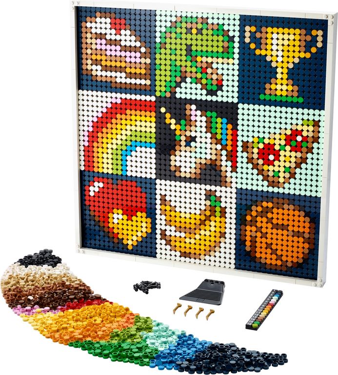 LEGO® Art Progetto d'arte - Creiamo insieme componenti