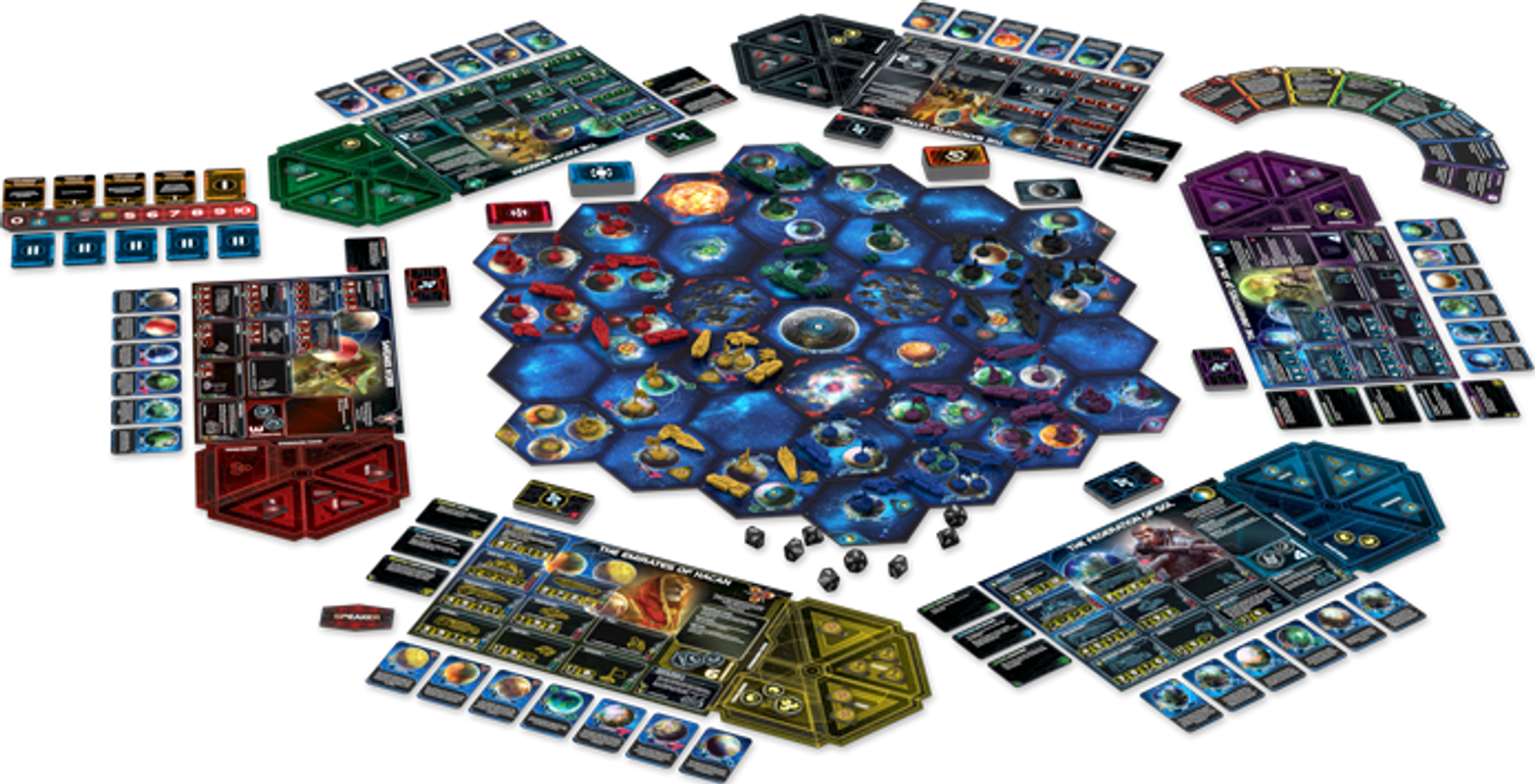 Twilight Imperium (Fourth Edition) components