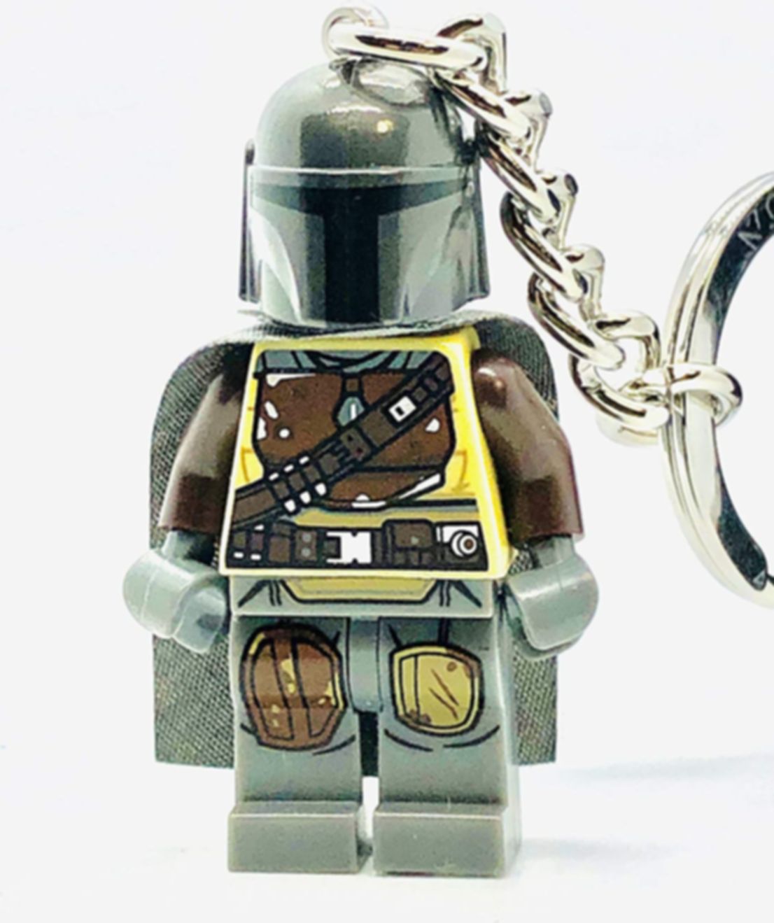 The mandalorian lego online keychain