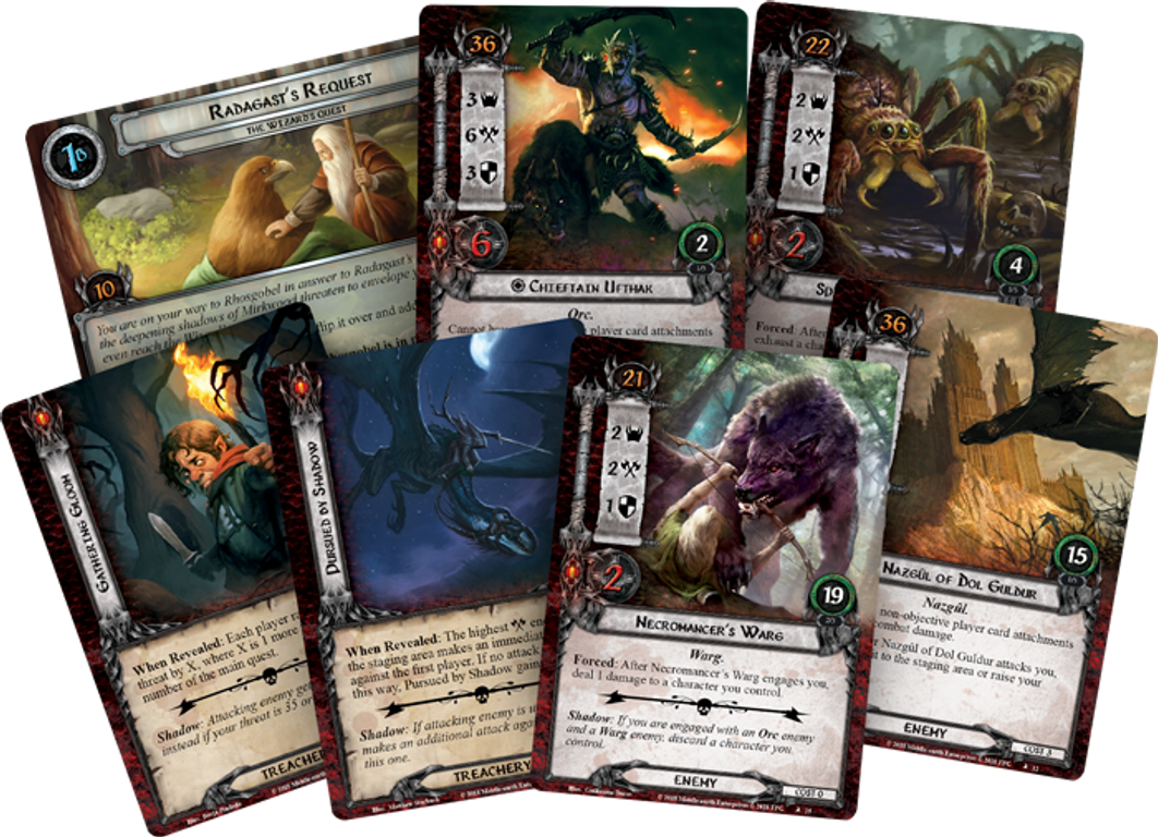 The Lord of the Rings: The Woodland Realm cartas