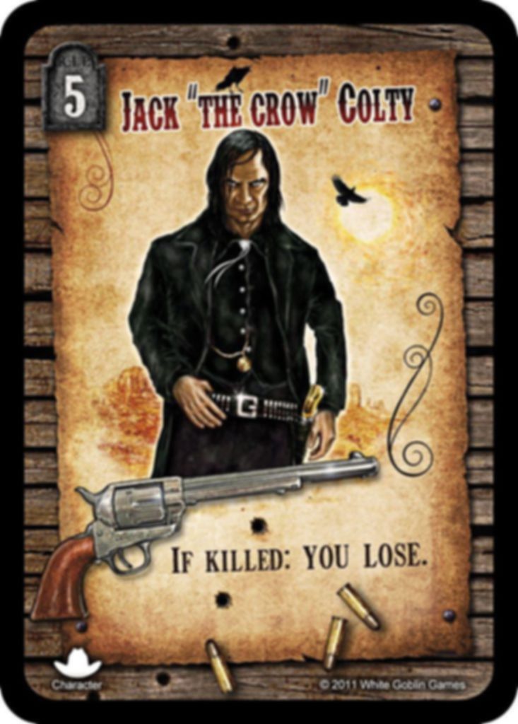 Revolver Jack "The Crow" Colty carte