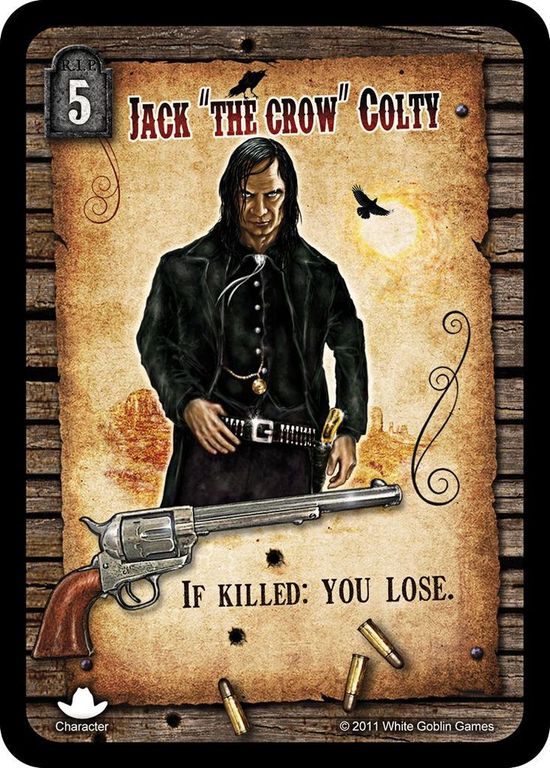 Revolver Jack "The Crow" Colty kaart