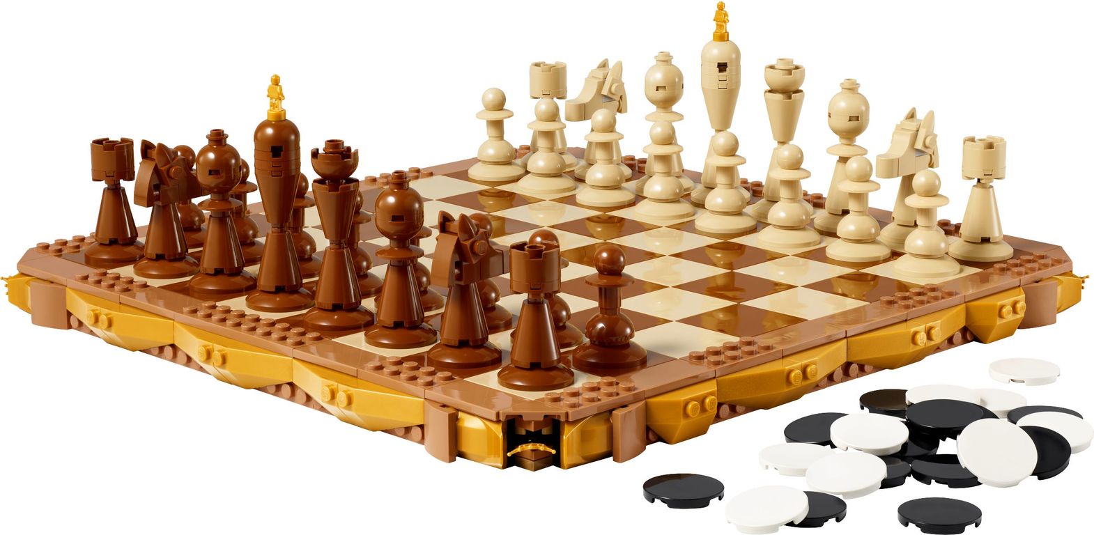 Traditional Chess Set components