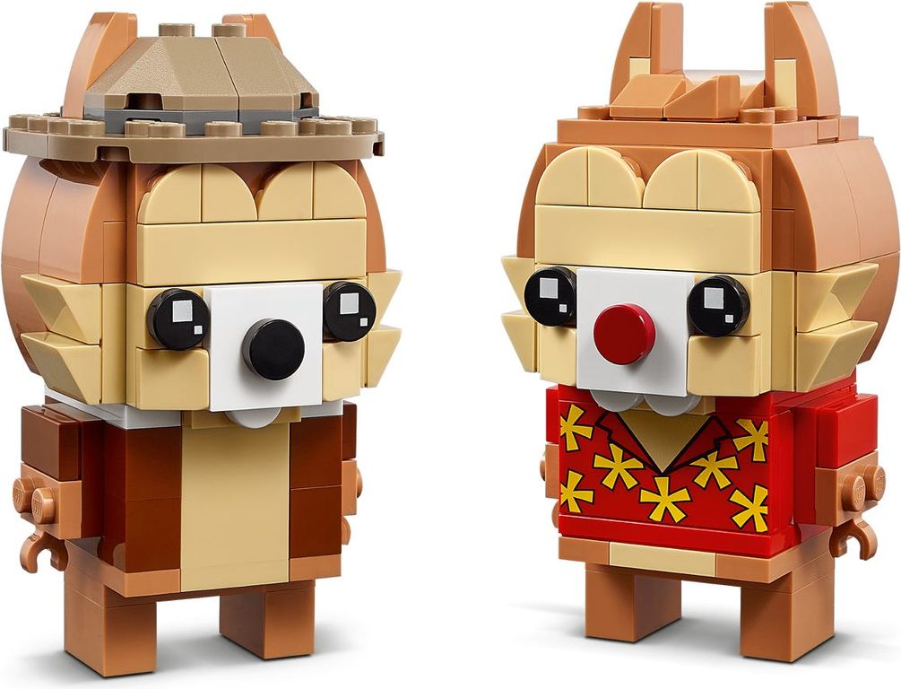 LEGO® BrickHeadz™ Chip e Dale componenti