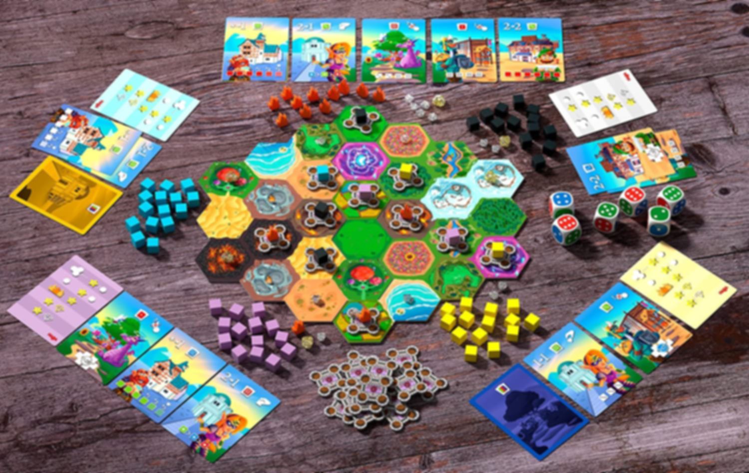 King of the Dice: The Board Game componenti