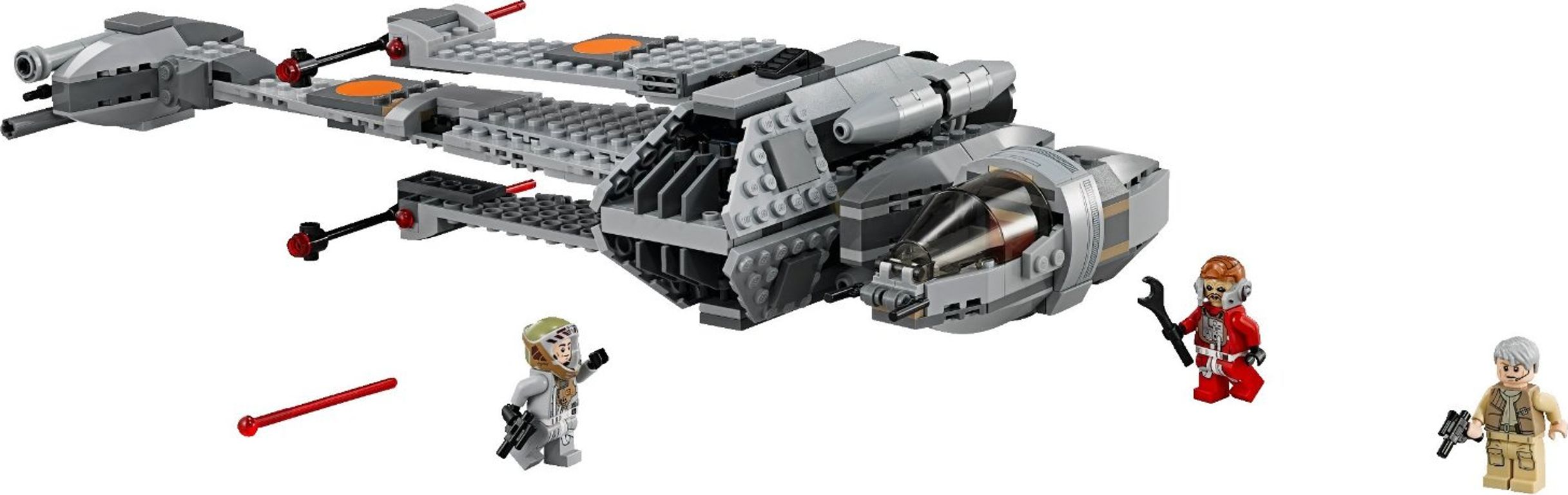 LEGO® Star Wars B-Wing components
