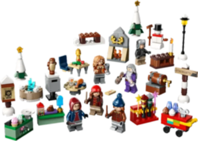 LEGO® Harry Potter™ Calendario dell'Avvento 2023 componenti