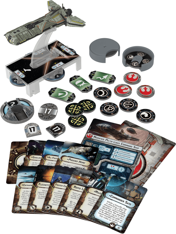 Star Wars: Armada - Phoenix Home Expansion Pack components