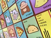 Taco Gato Cabra Queso Pizza cartas