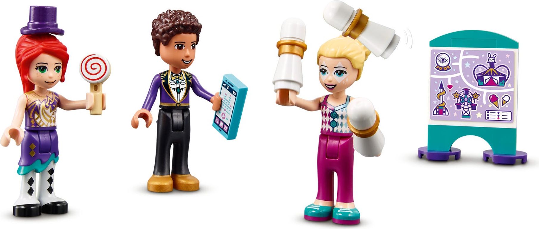 LEGO® Friends Magical Ferris Wheel and Slide miniatures