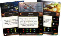 Star Wars: X-Wing (Second Edition) – Hotshots and Aces Reinforcements Pack karten