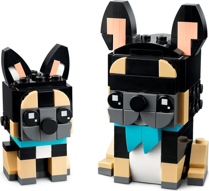 LEGO® BrickHeadz™ Bulldog francese componenti