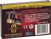 Mage Wars: Core Spell Tome 2 parte posterior de la caja