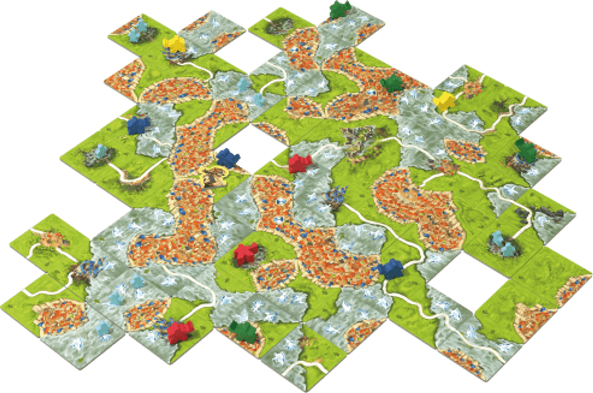 Mists over Carcassonne gameplay