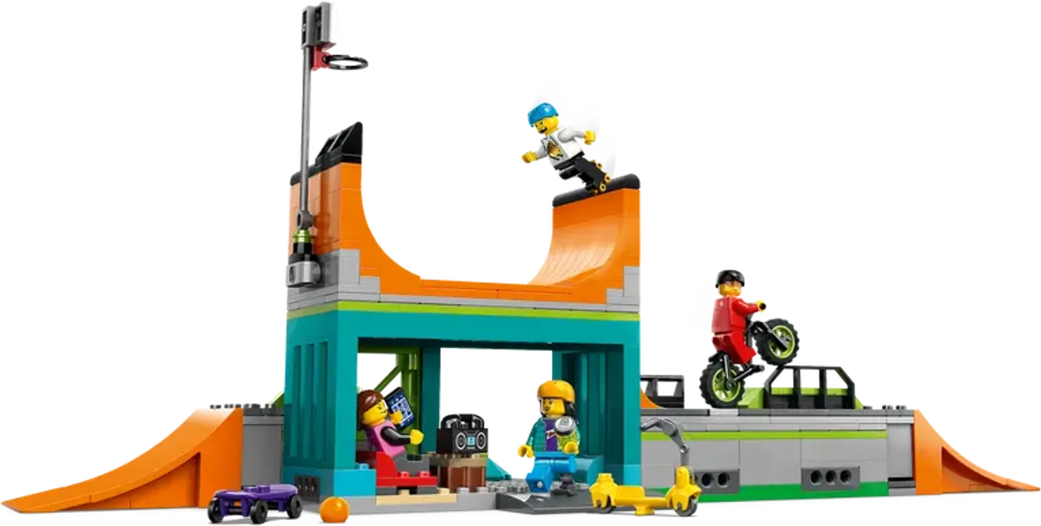 LEGO® City Parque de Patinaje Urbano jugabilidad