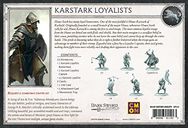 A Song of Ice & Fire – Karstark Loyalists achterkant van de doos