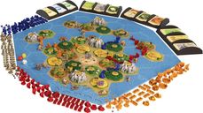 CATAN: 3D Erweiterung – Seefahrer + Städte & Ritter komponenten