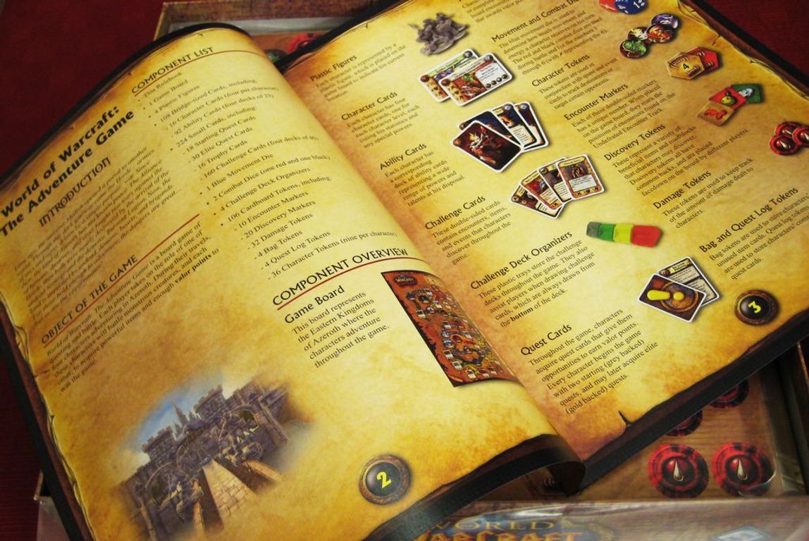 World of Warcraft: The Adventure Game manual
