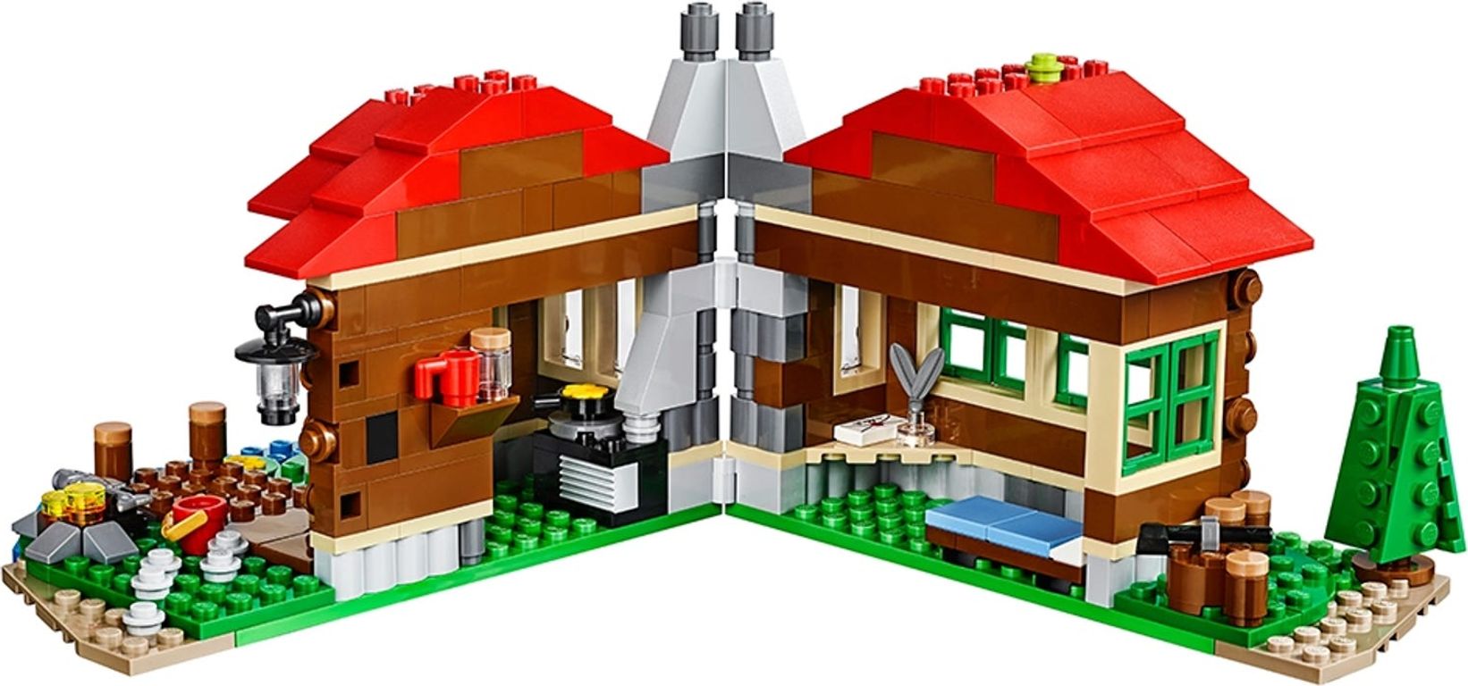 LEGO® Creator Huisje aan het meer interieur