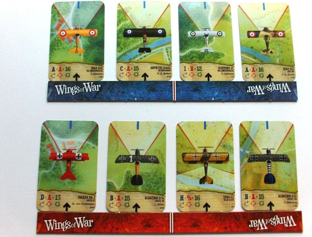 Wings of War: Famous Aces cartas