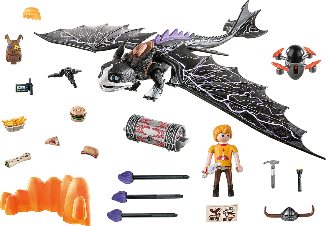 Playmobil® Dragons Dragons Nine Realms: Feathers & Alex components