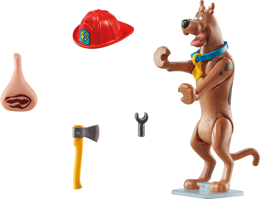 Playmobil® SCOOBY-DOO! SCOOBY-DOO! Collectible Firefighter Figure components