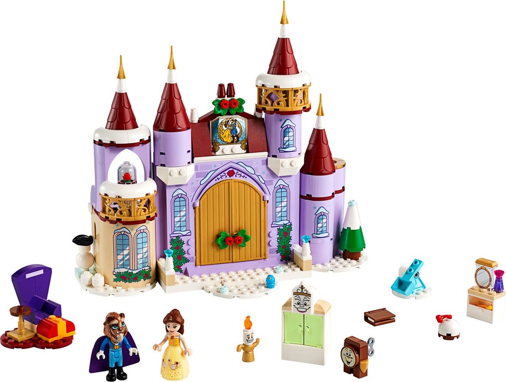 LEGO® Disney Belle's kasteel winterfeest componenten