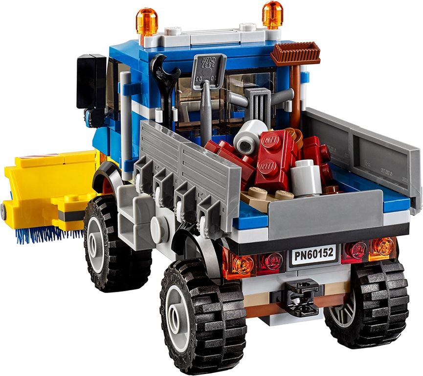 LEGO® City Sweeper & Excavator back side