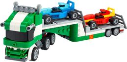 LEGO® Creator Le transporteur de voitures de course composants