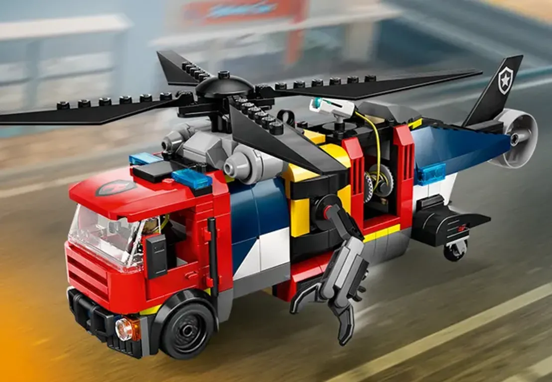 LEGO® City Helicopter, Fire Truck & Submarine Remix