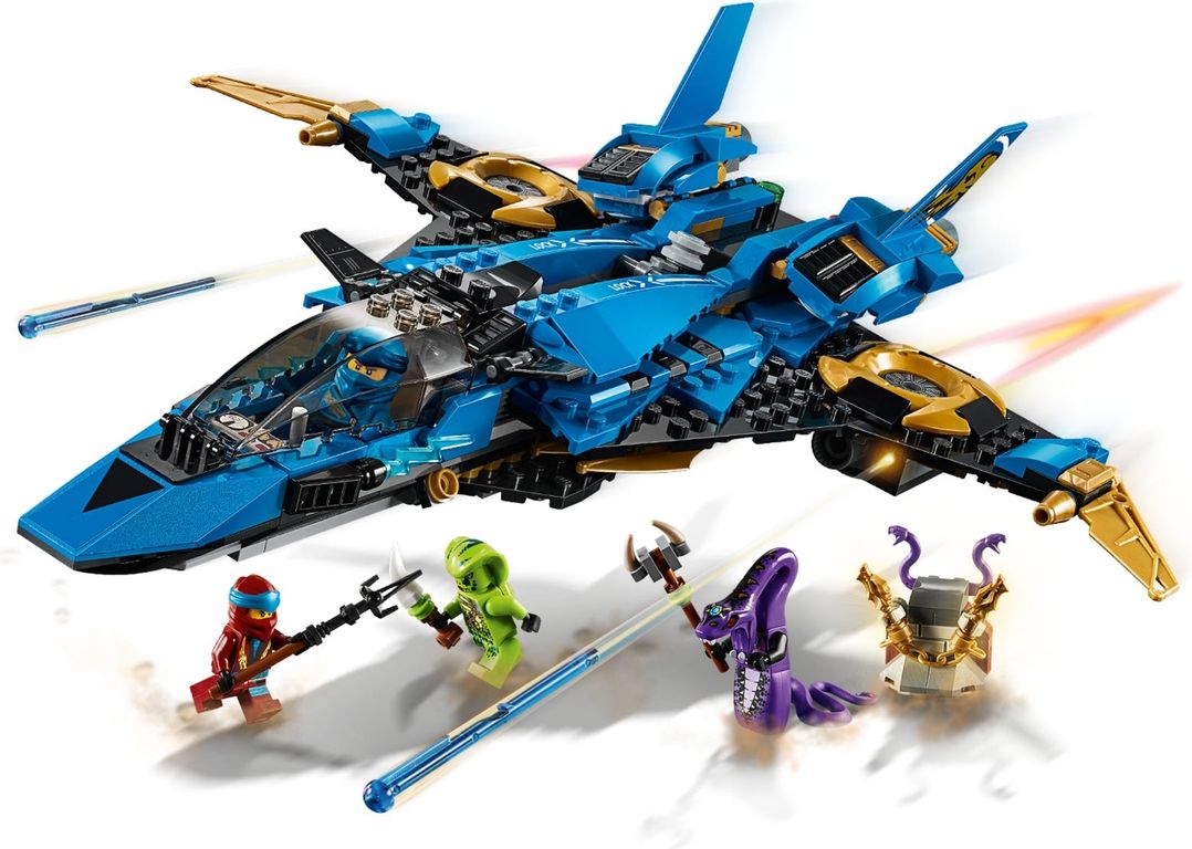 LEGO® Ninjago Caza Supersónico de Jay jugabilidad