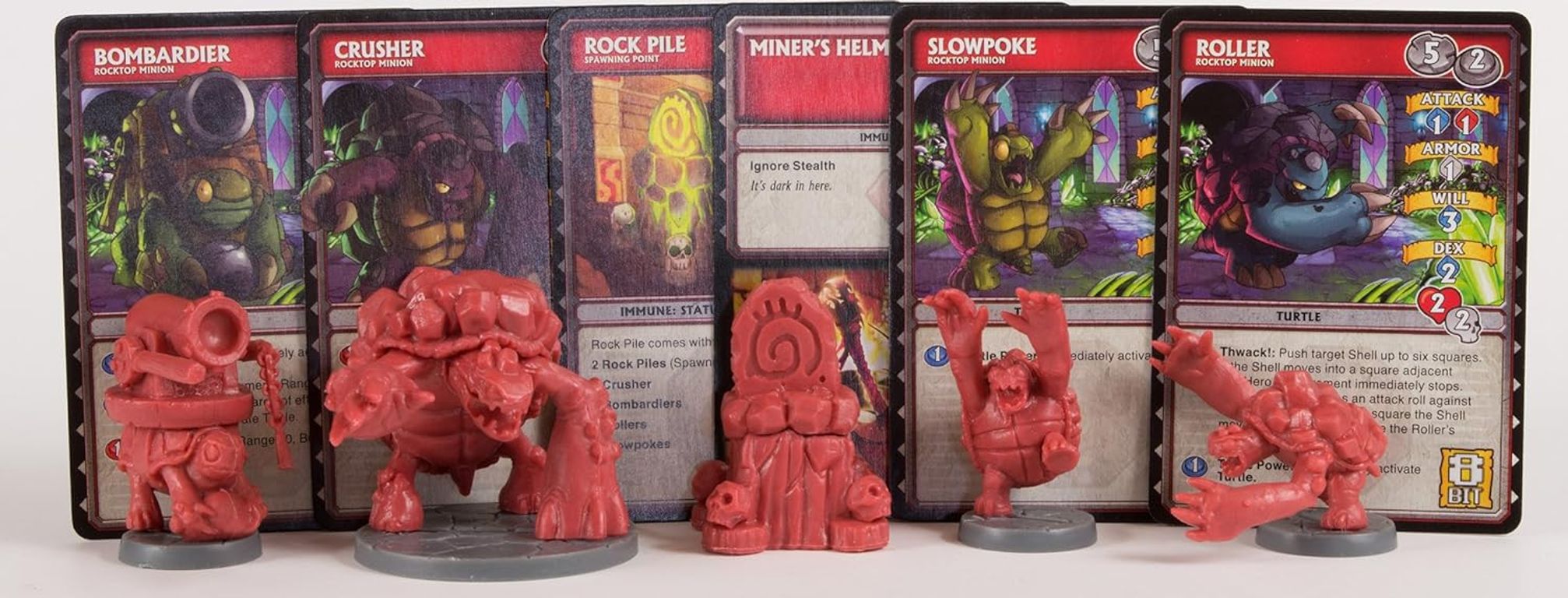 Super Dungeon Explore: Rock Top Gang cartes