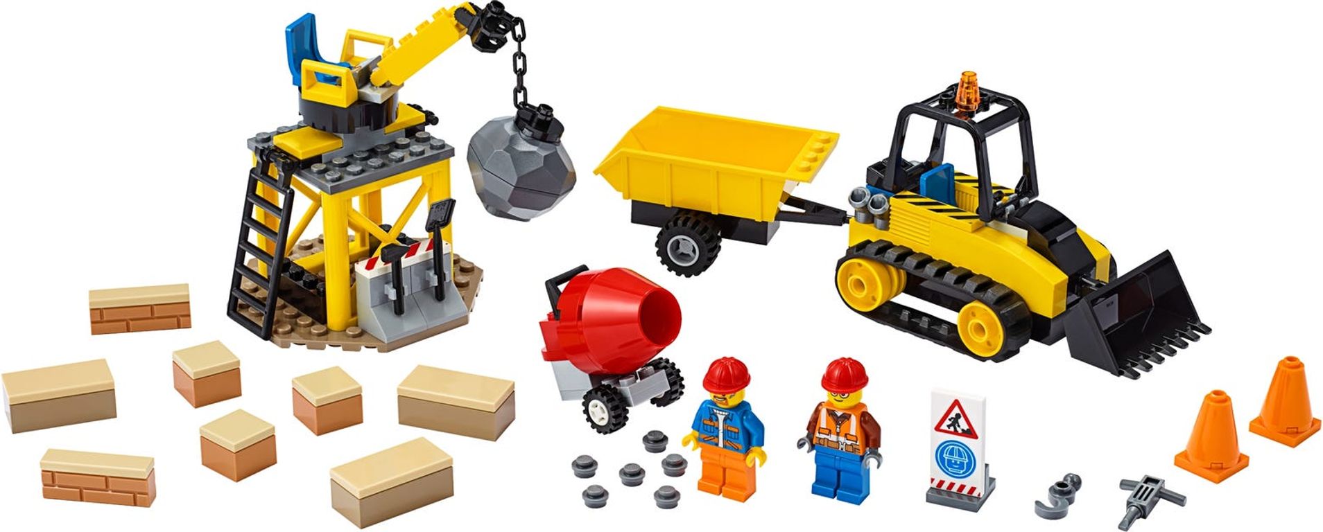 LEGO® City Le chantier de démolition composants