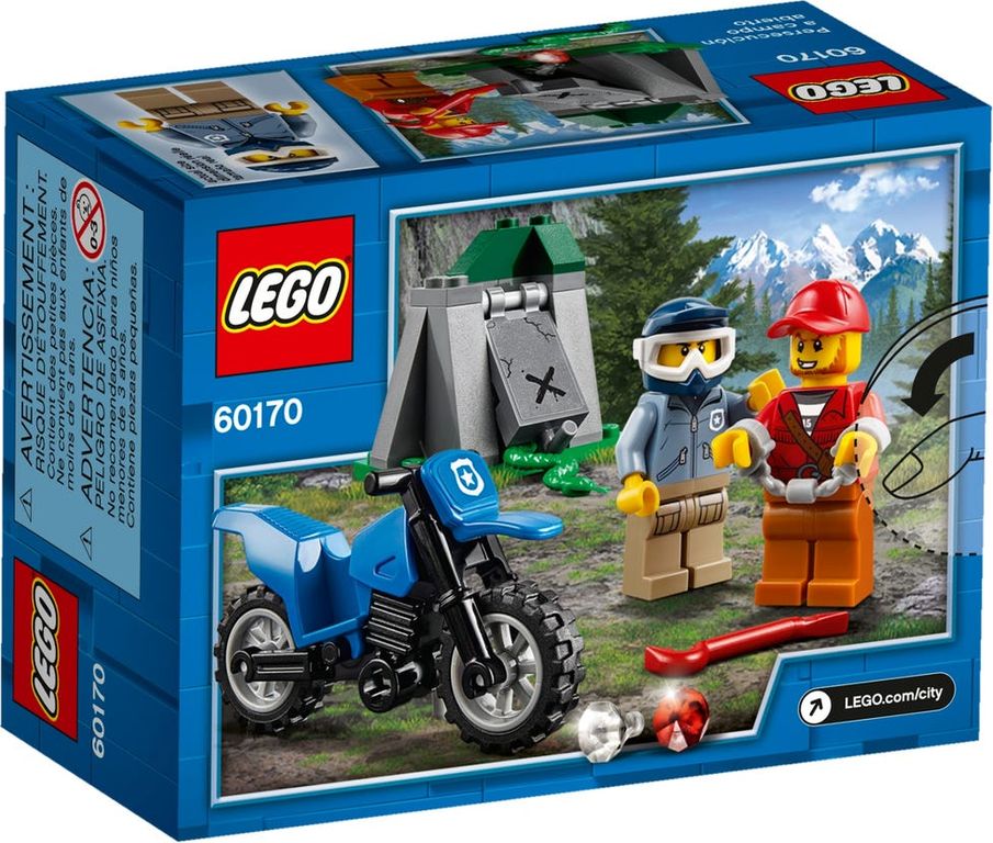 LEGO® City Off-road achtervolging achterkant van de doos