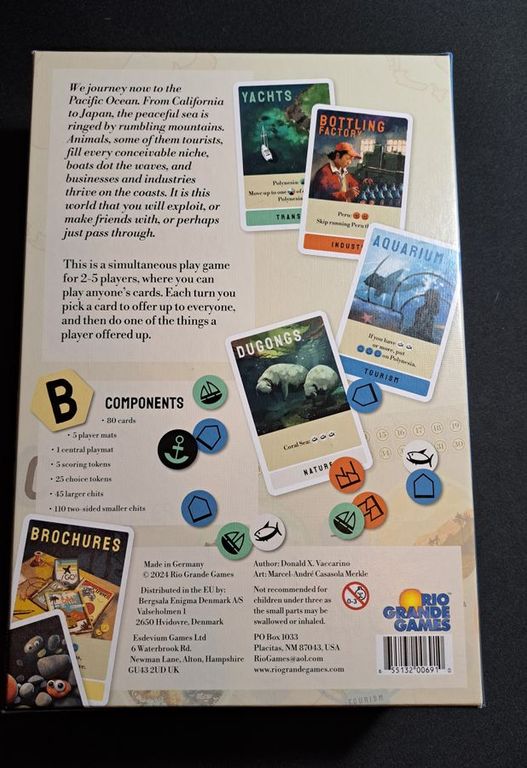 Pacific torna a scatola